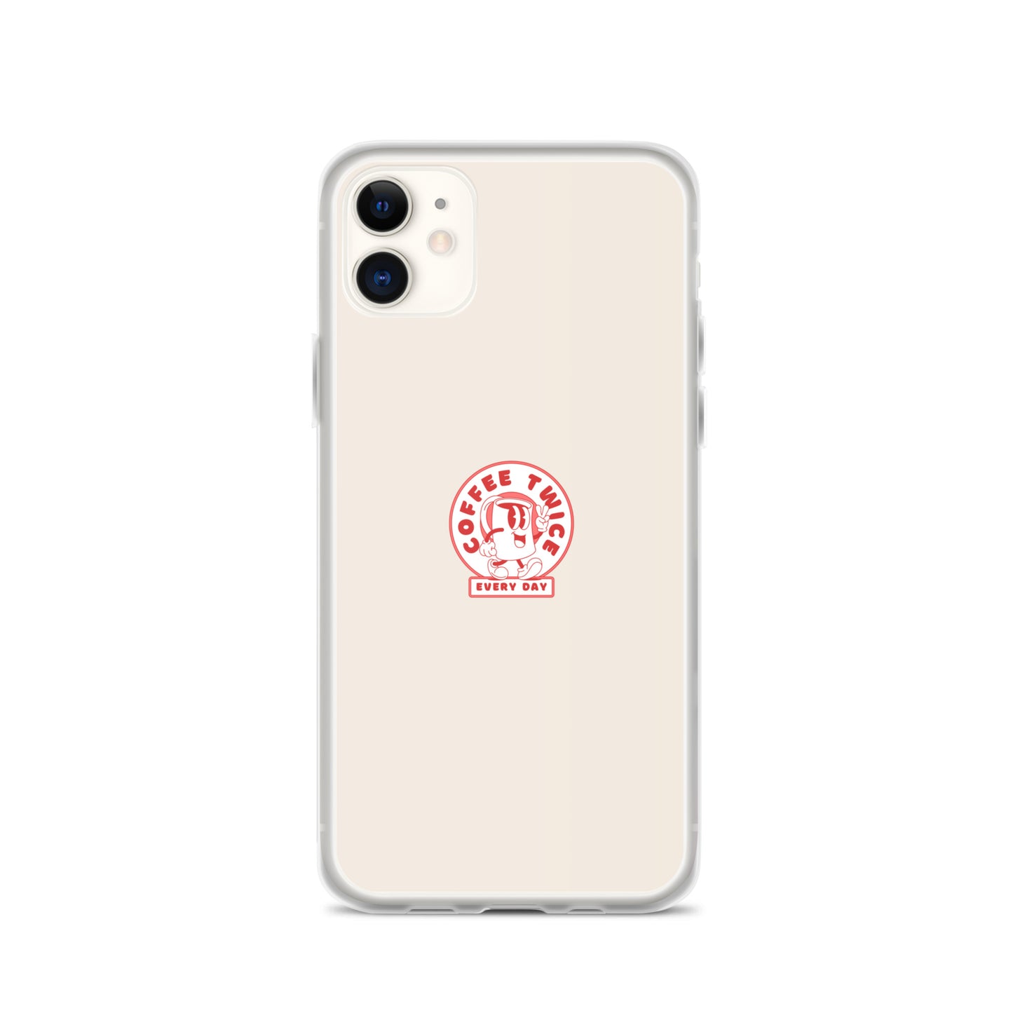 Coffee Twice iPhone Case