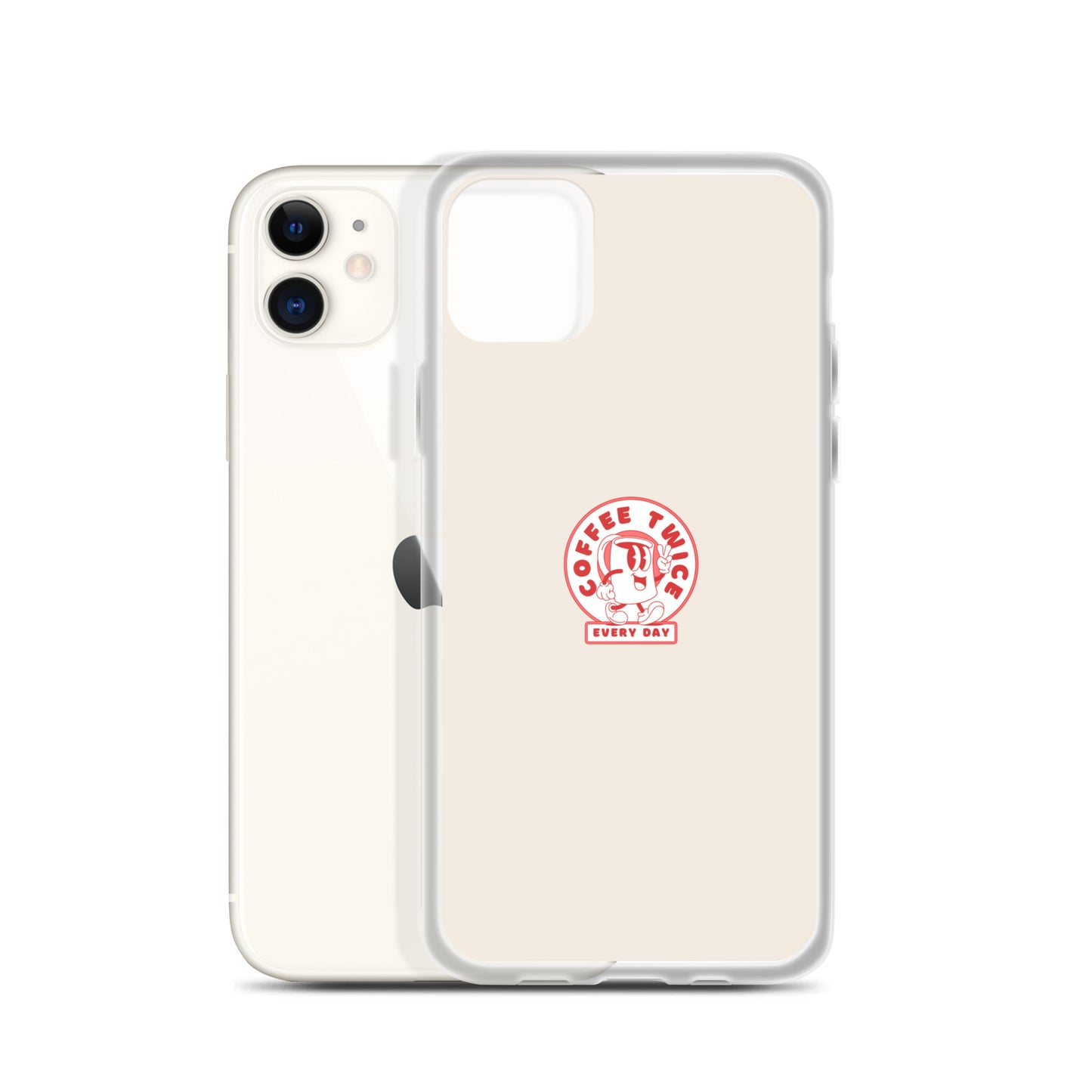 Coffee Twice iPhone Case