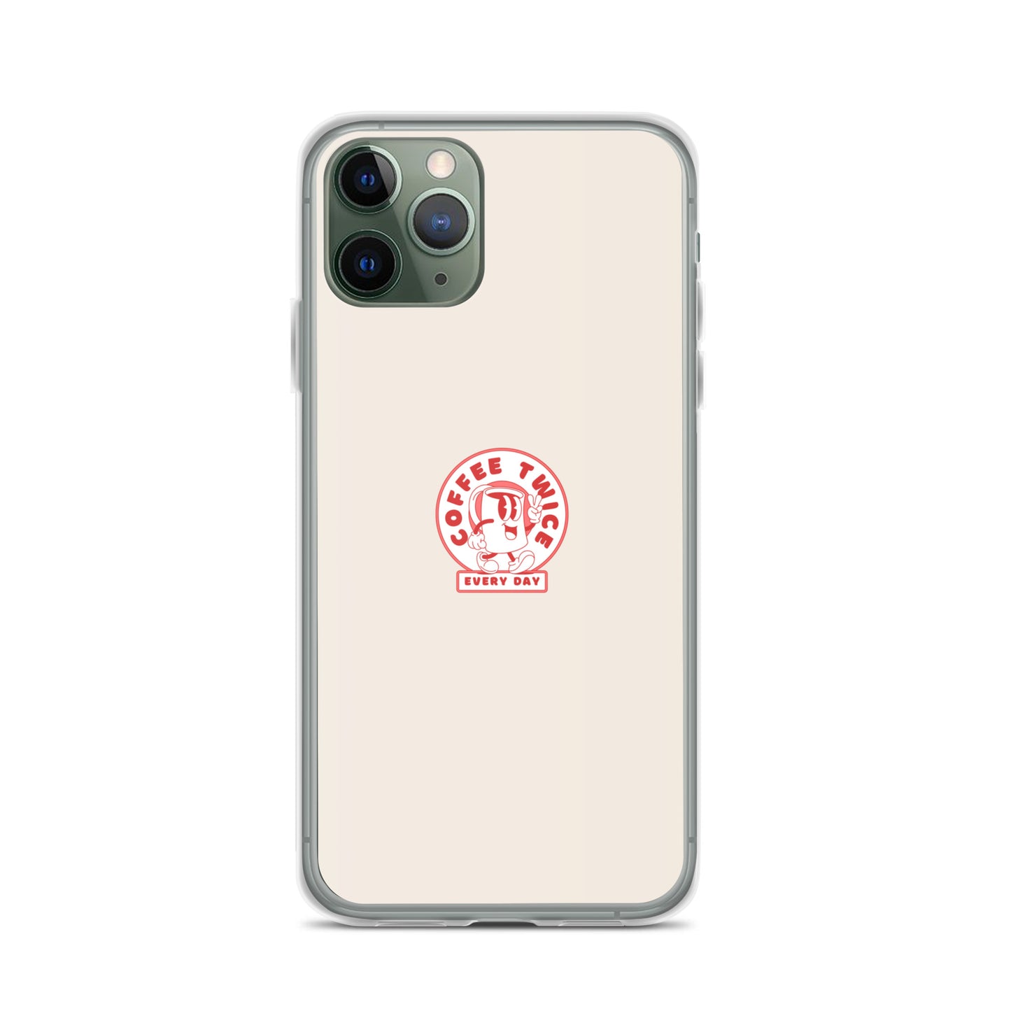 Coffee Twice iPhone Case