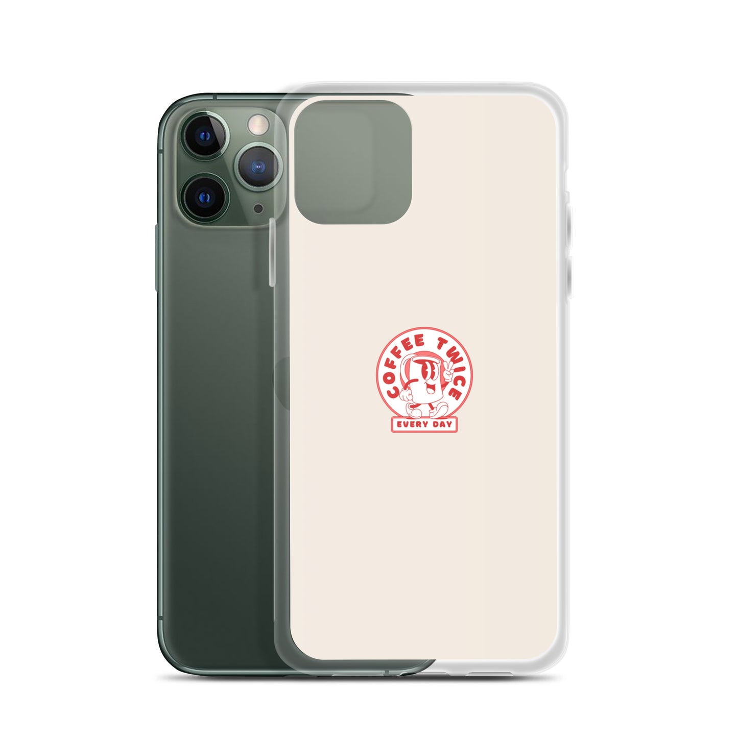 Coffee Twice iPhone Case