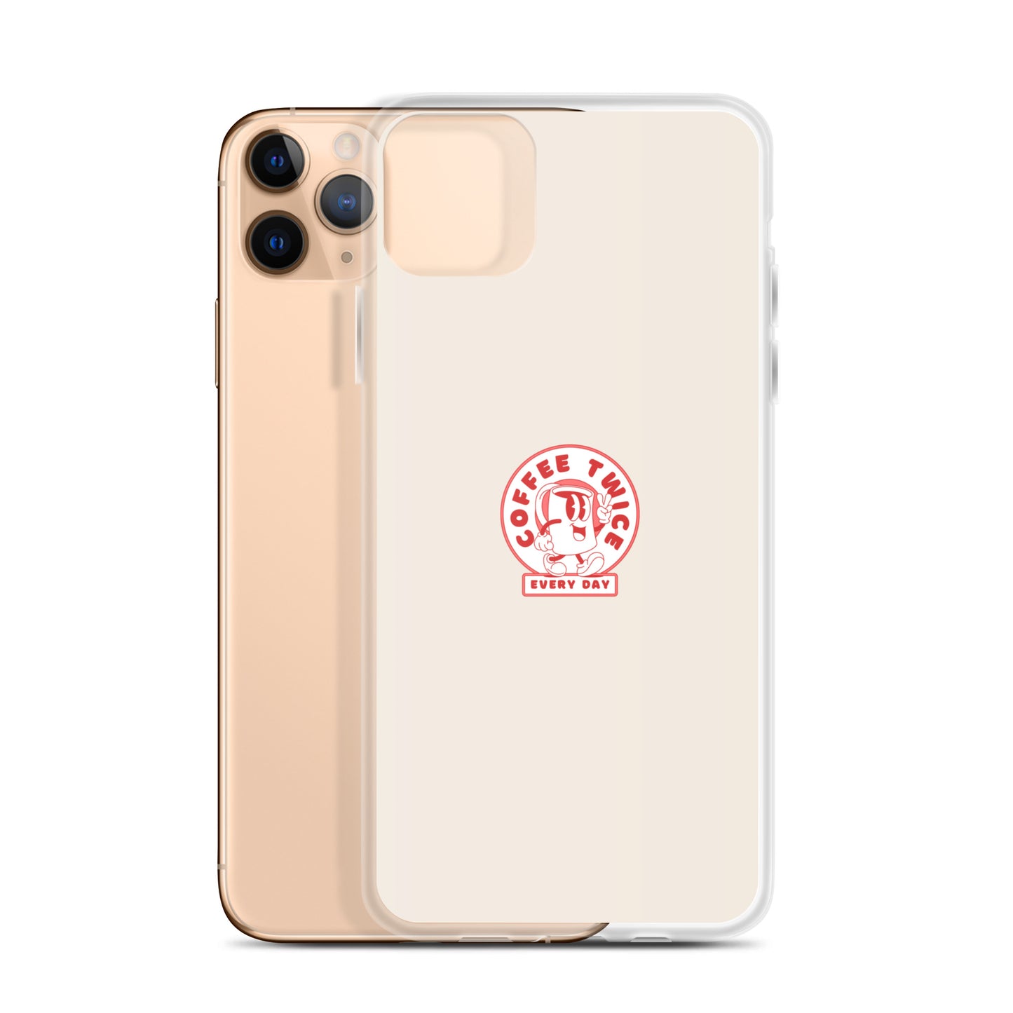 Coffee Twice iPhone Case