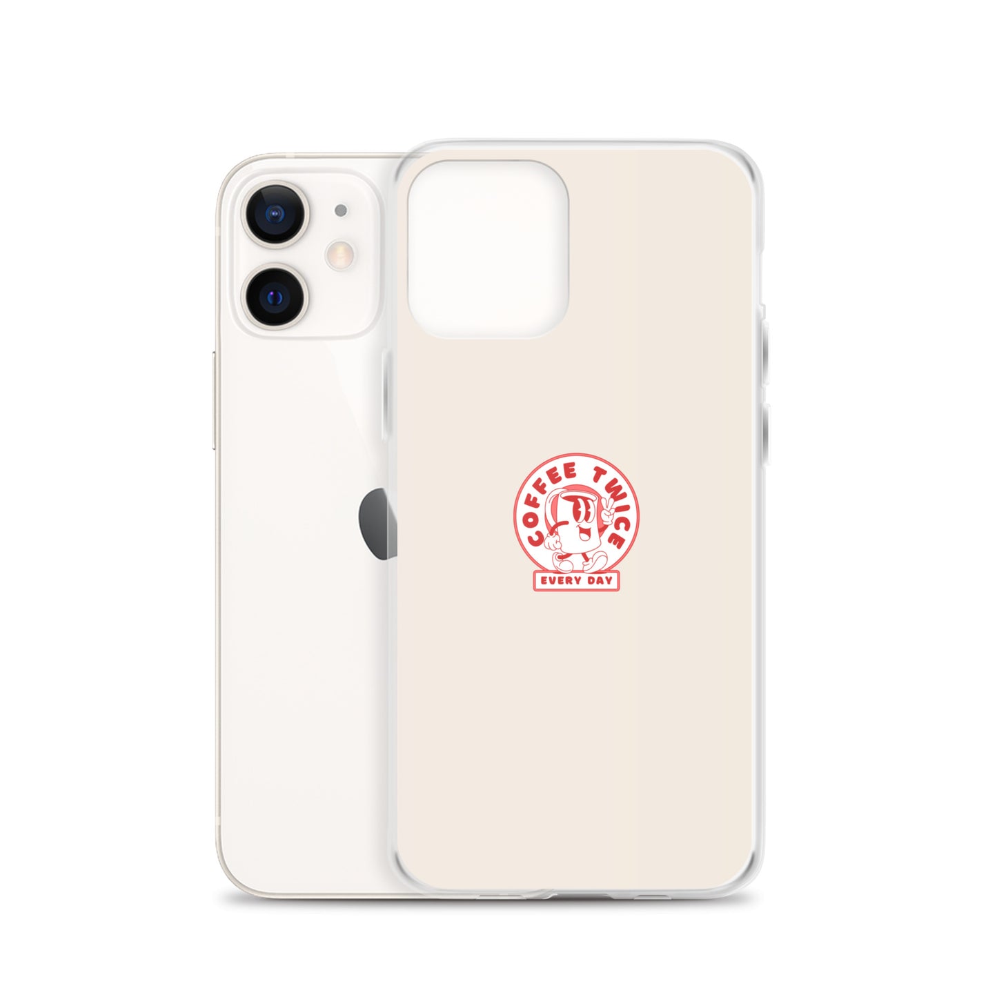 Coffee Twice iPhone Case