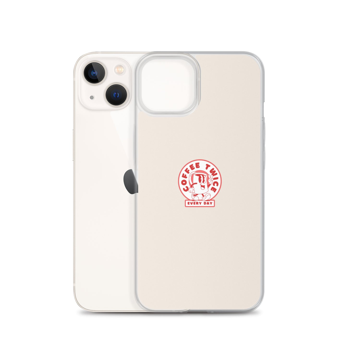 Coffee Twice iPhone Case