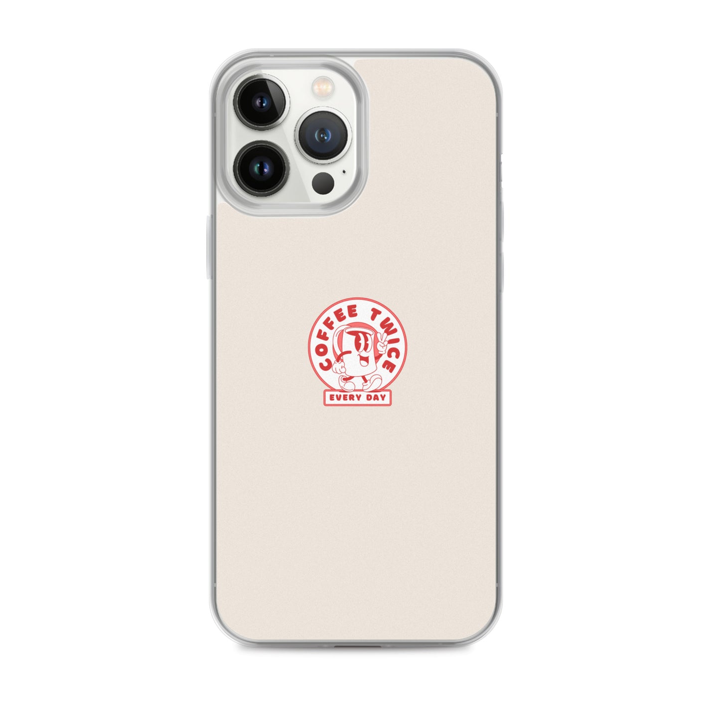 Coffee Twice iPhone Case