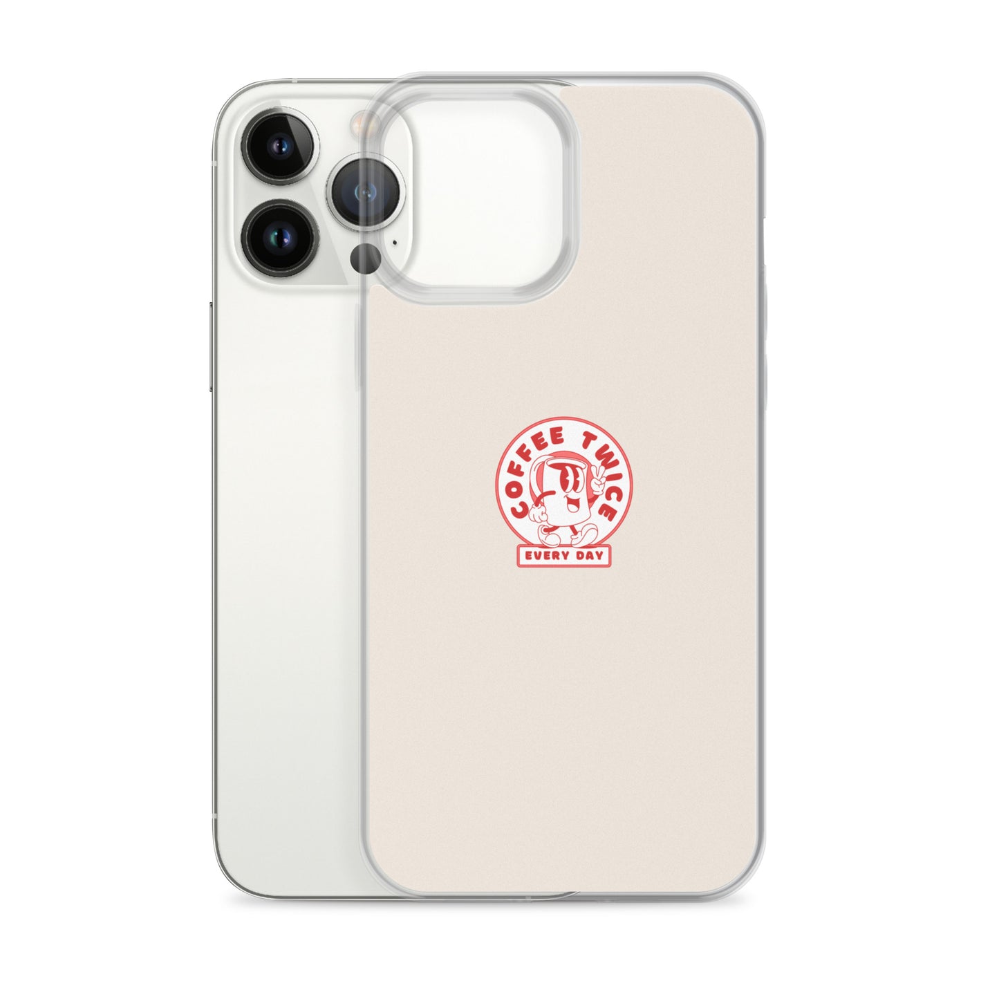 Coffee Twice iPhone Case
