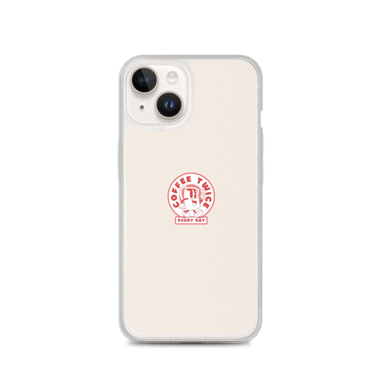 Coffee Twice iPhone Case