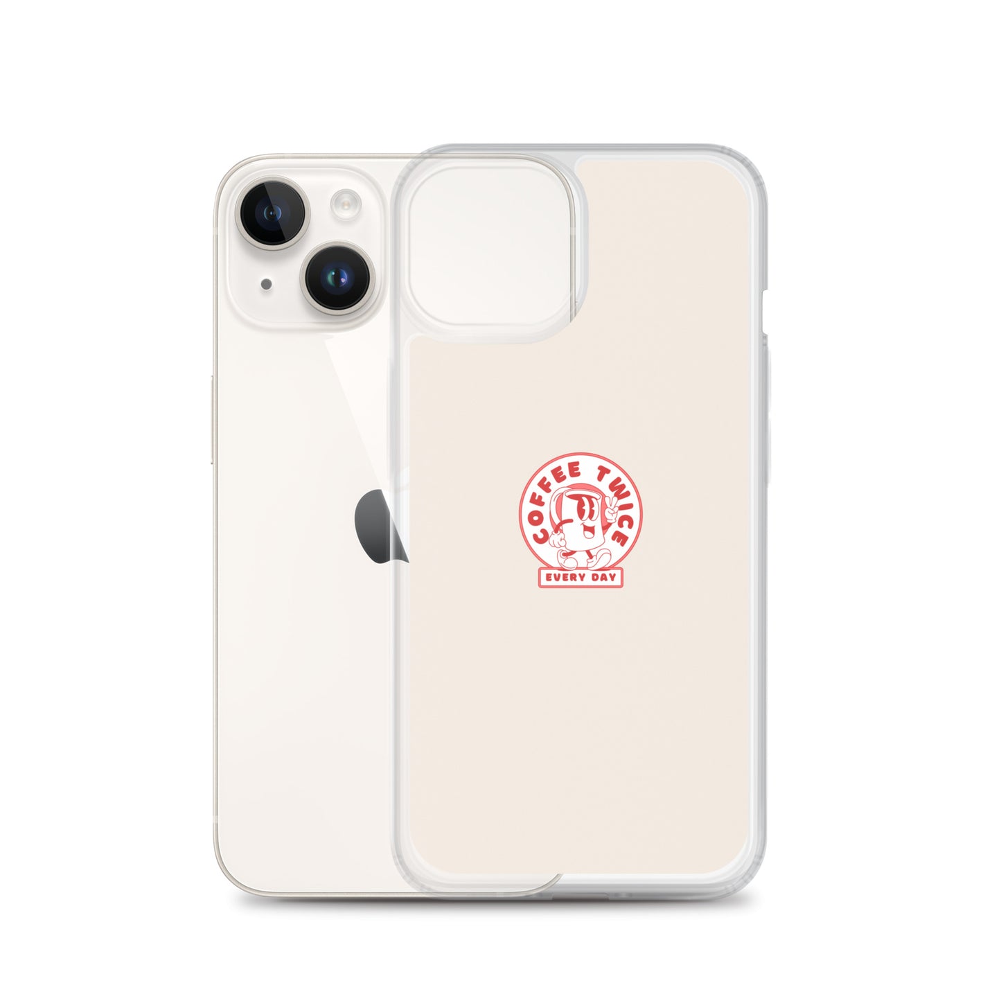 Coffee Twice iPhone Case