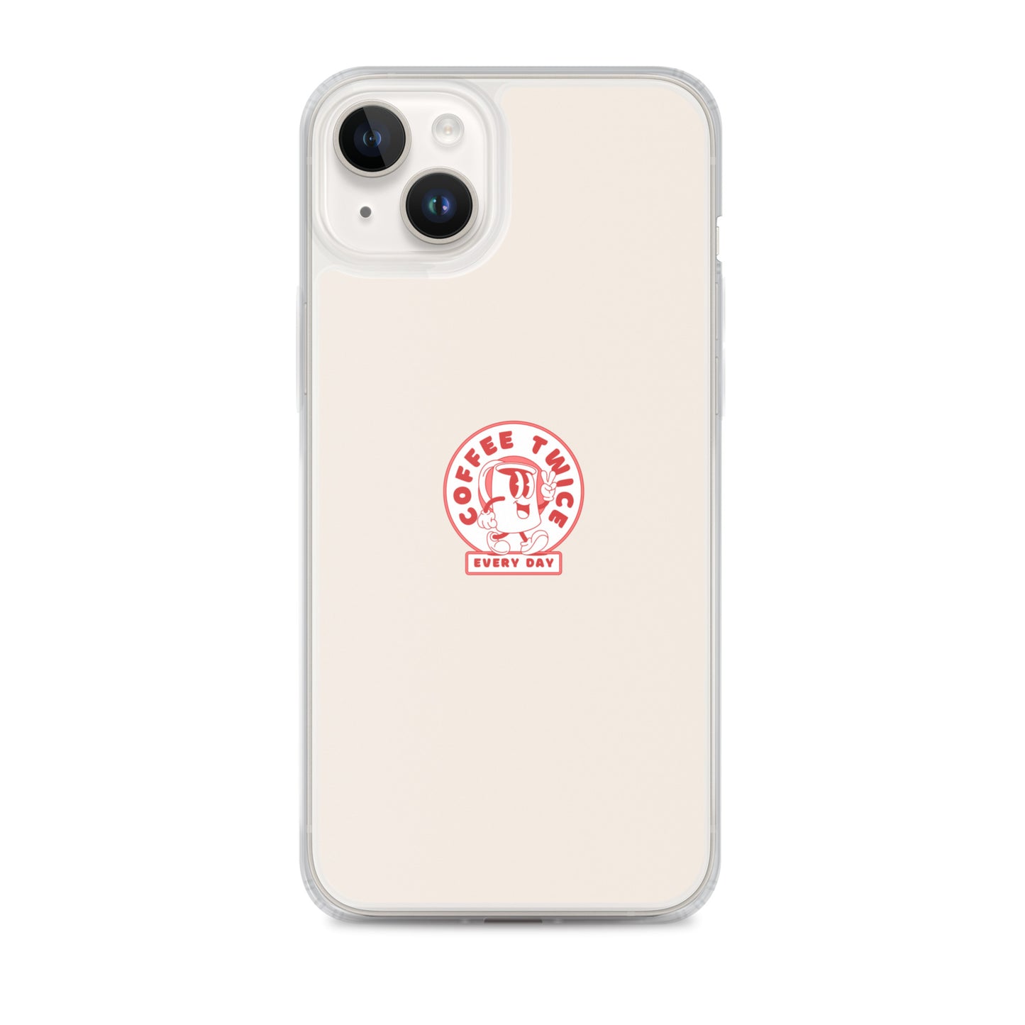 Coffee Twice iPhone Case
