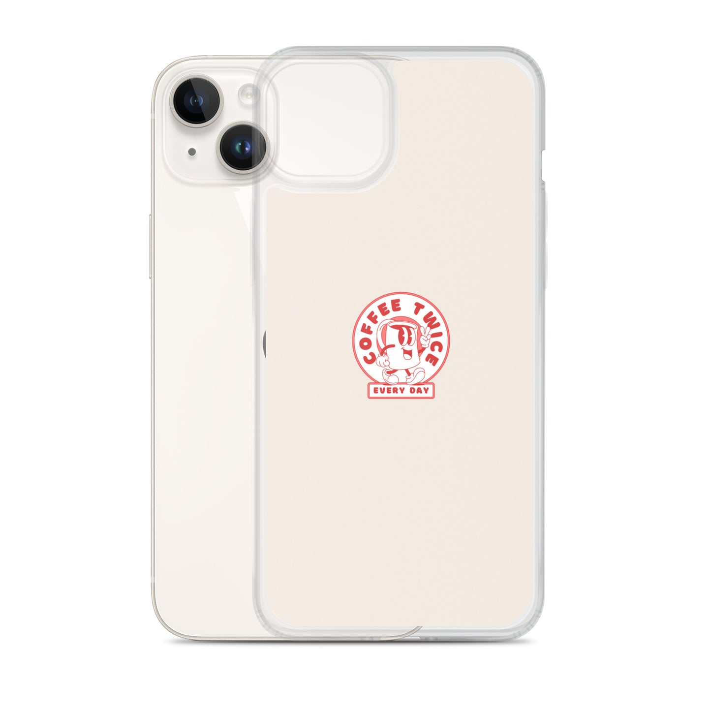 Coffee Twice iPhone Case