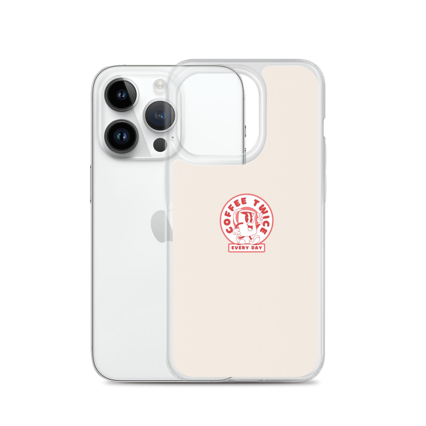 Coffee Twice iPhone Case