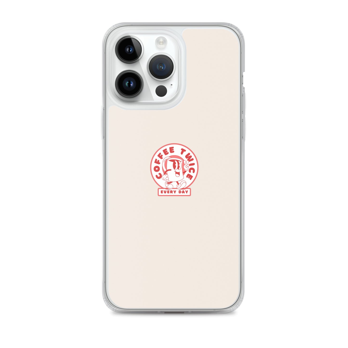 Coffee Twice iPhone Case