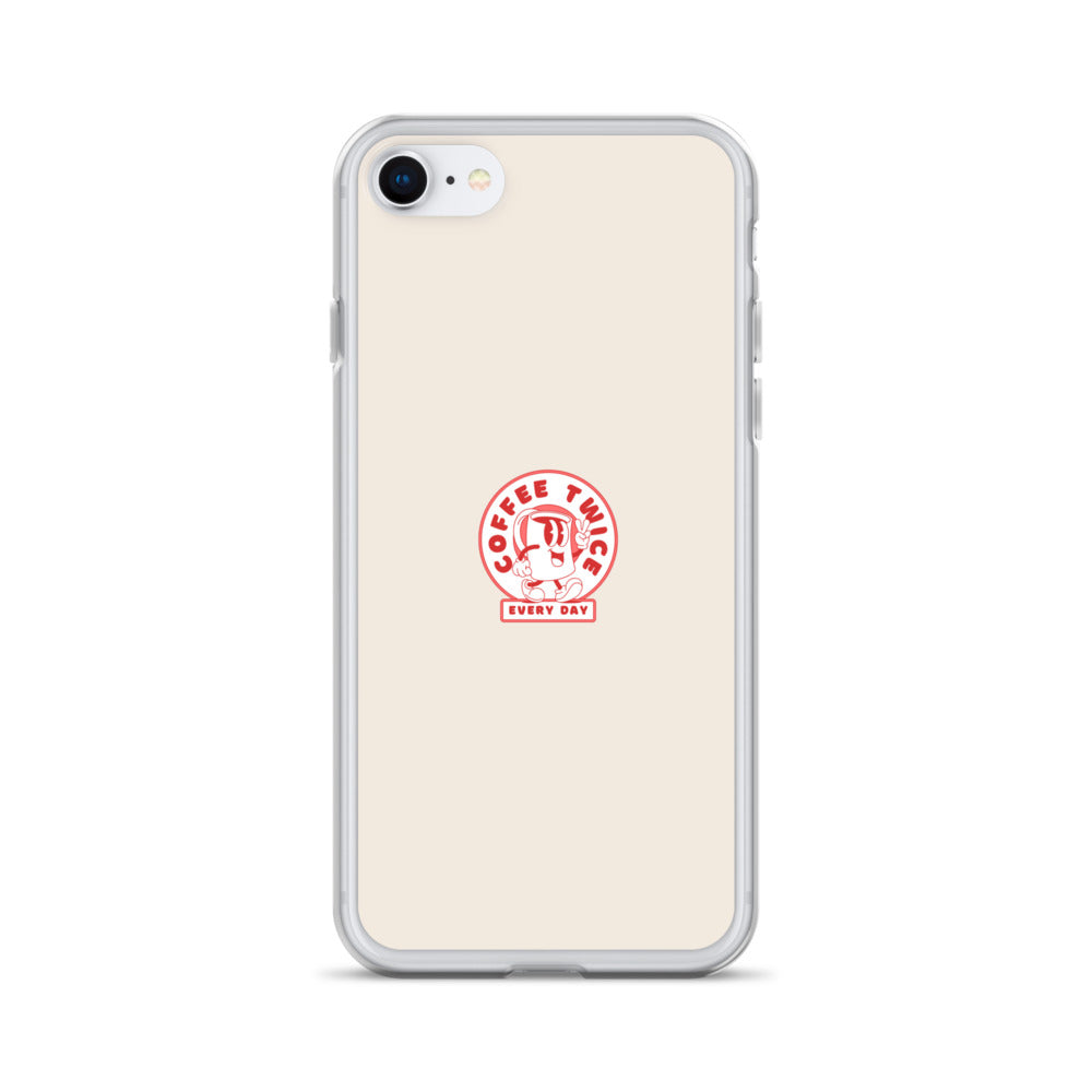 Coffee Twice iPhone Case