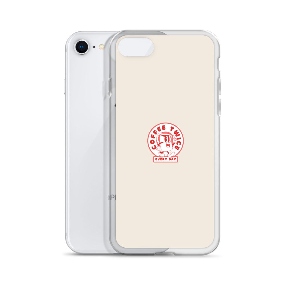 Coffee Twice iPhone Case