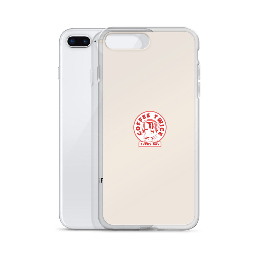 Coffee Twice iPhone Case