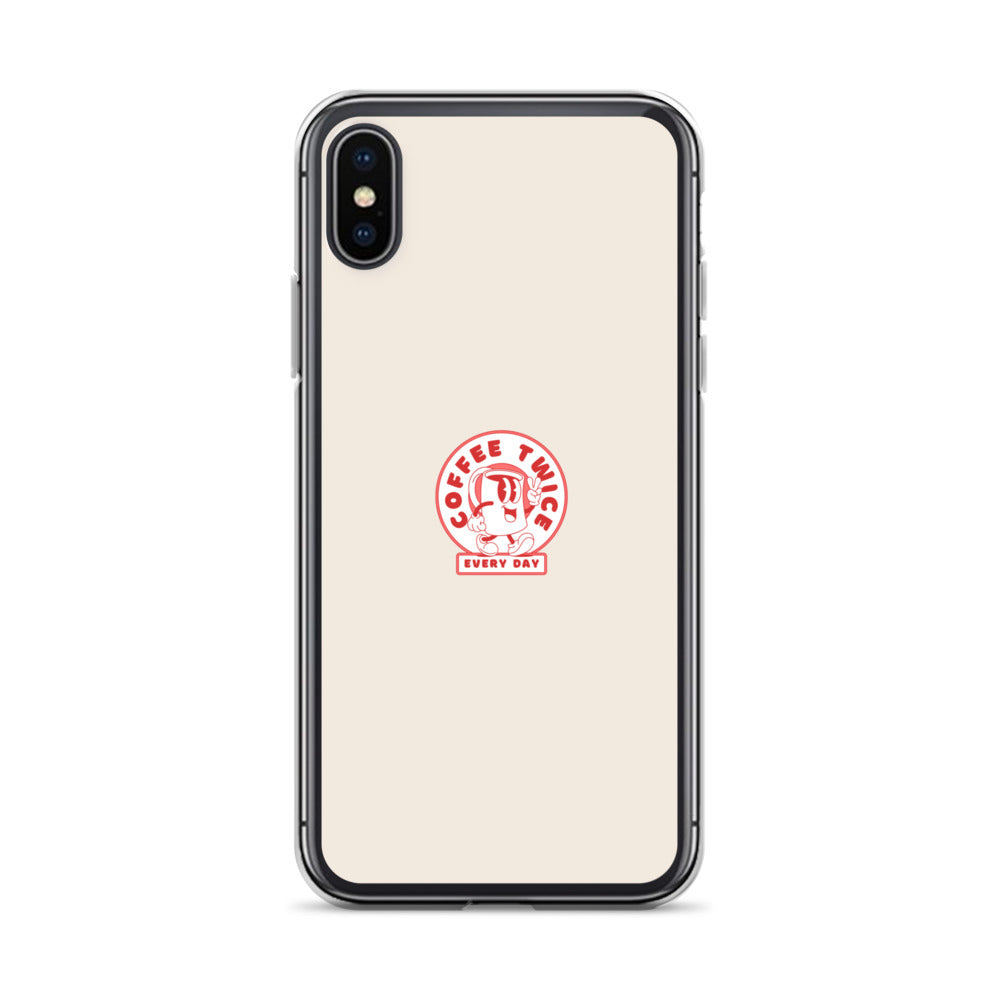 Coffee Twice iPhone Case
