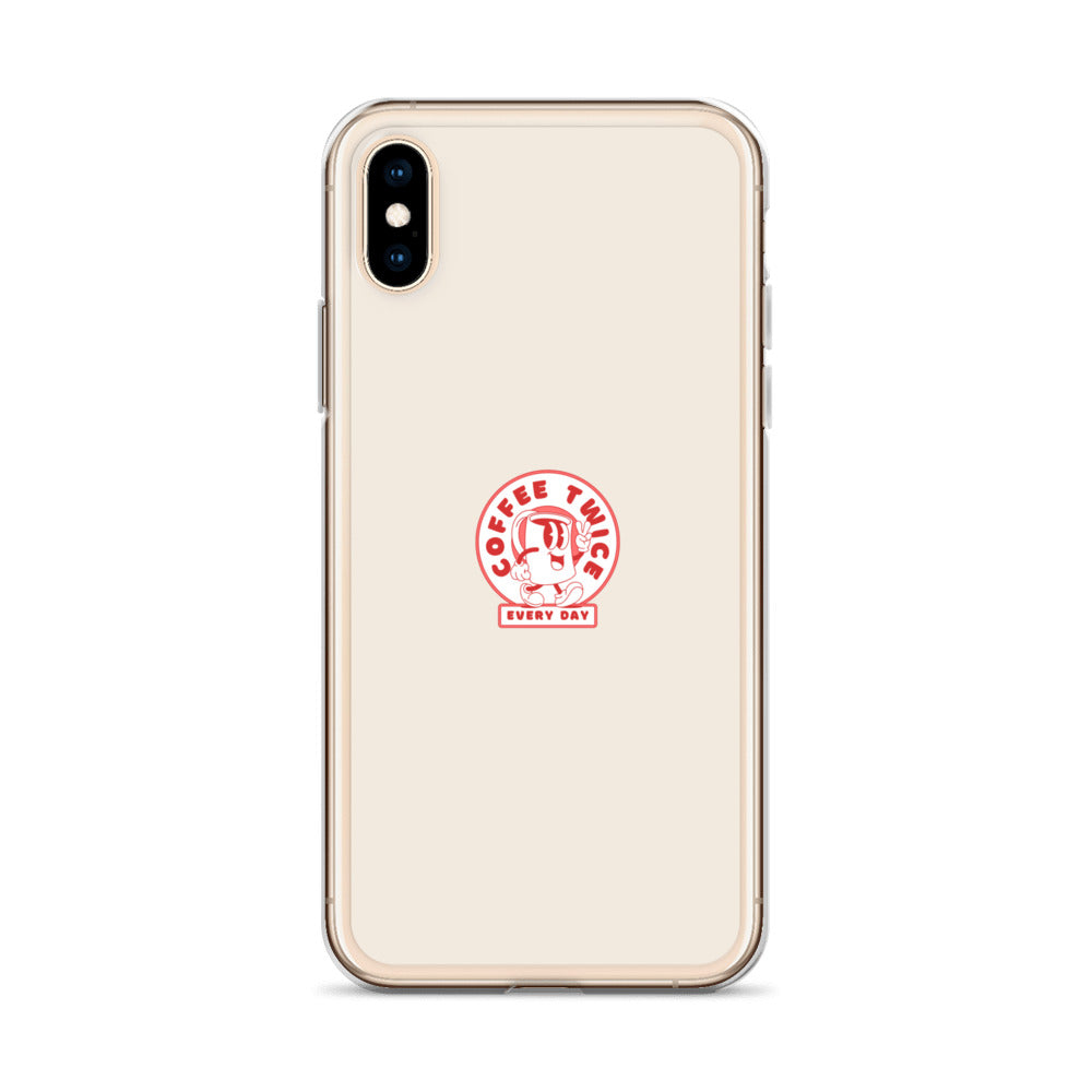 Coffee Twice iPhone Case