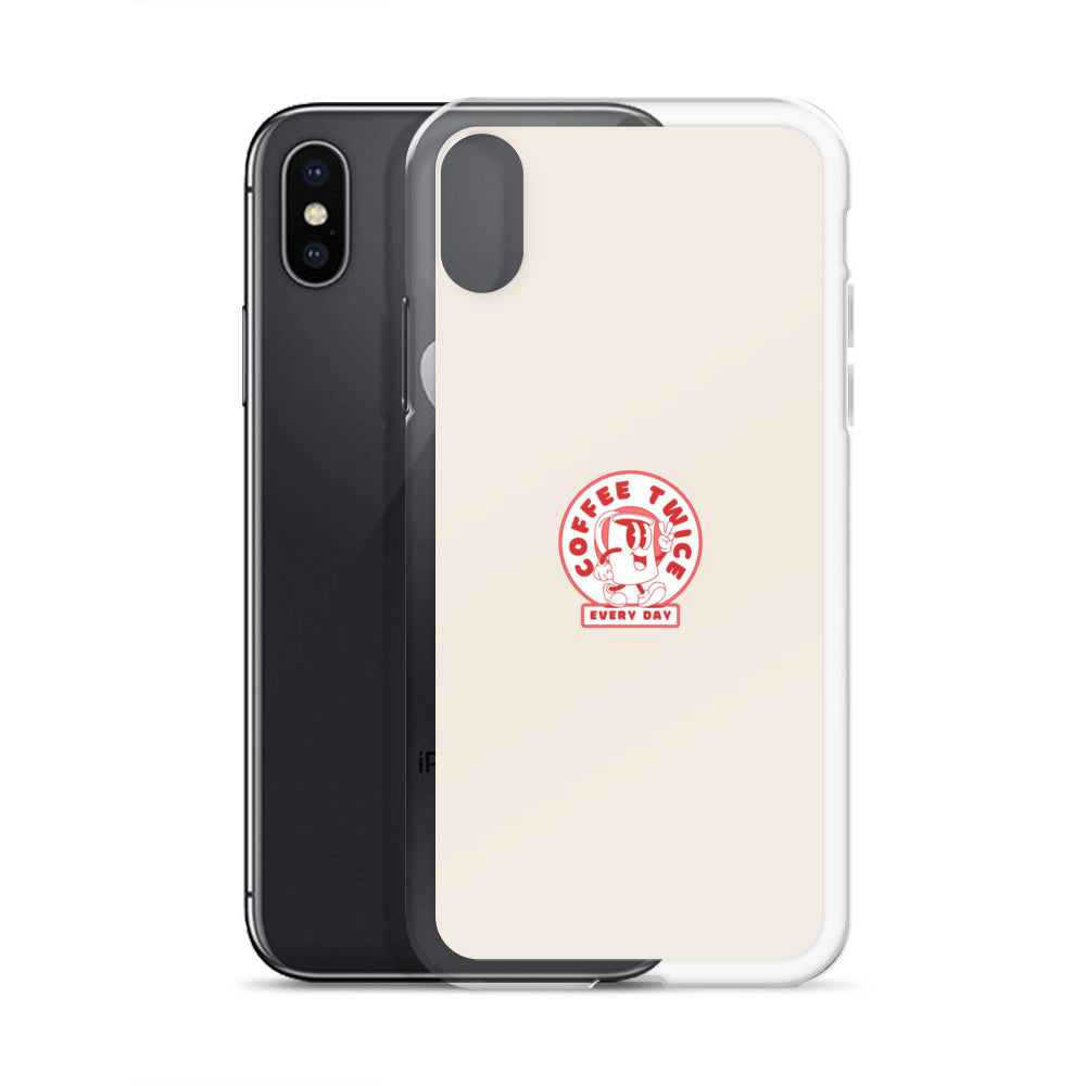 Coffee Twice iPhone Case