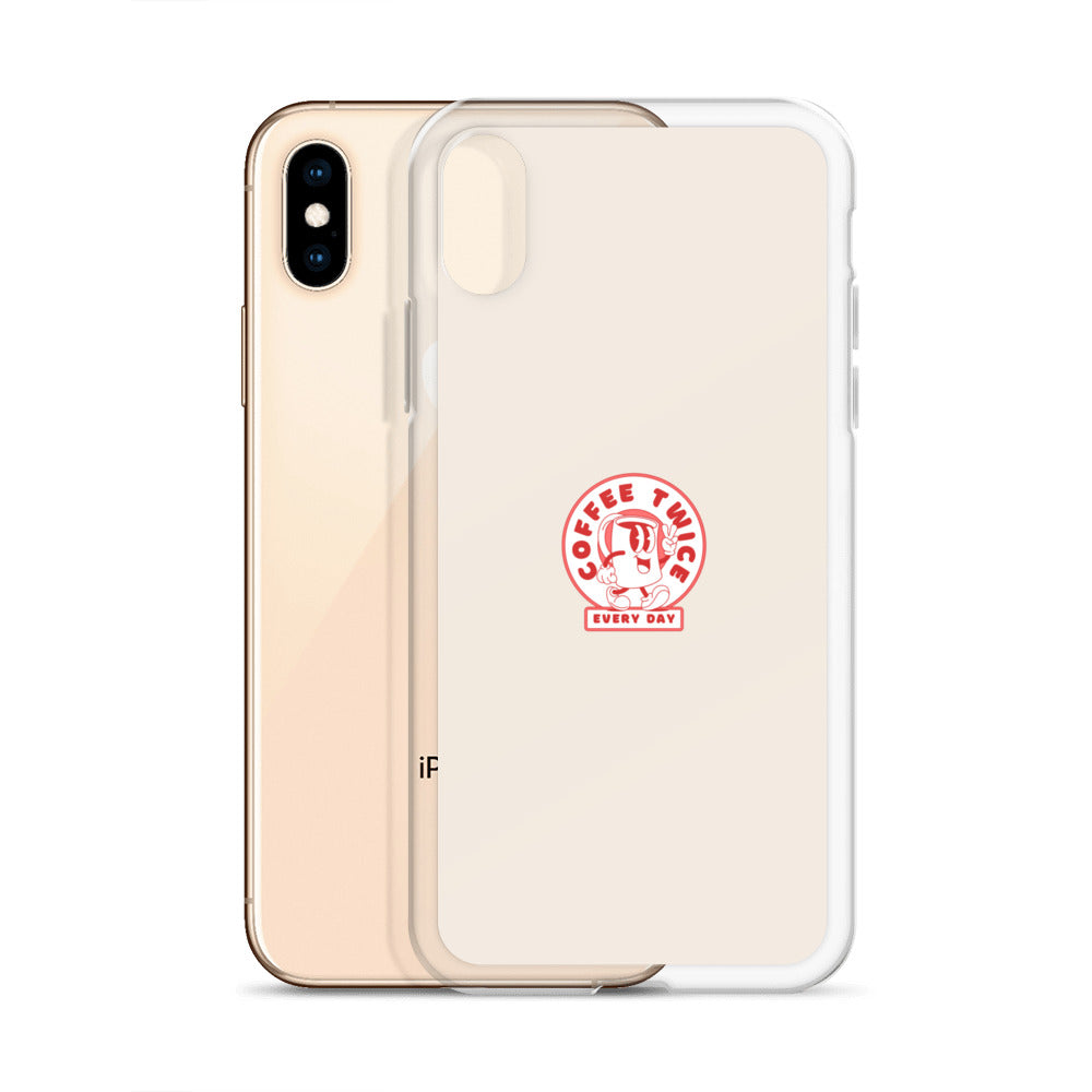 Coffee Twice iPhone Case