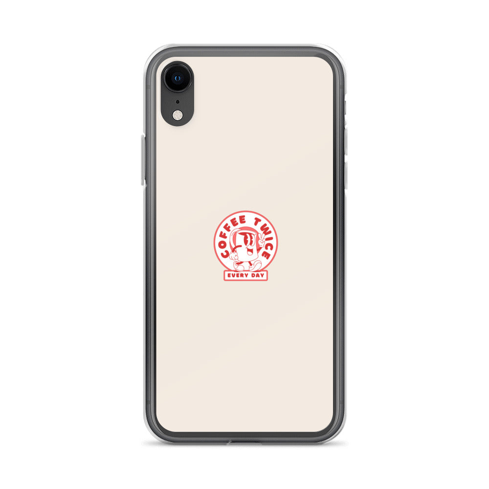 Coffee Twice iPhone Case