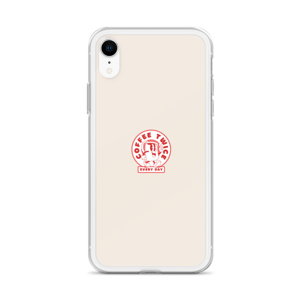 Coffee Twice iPhone Case