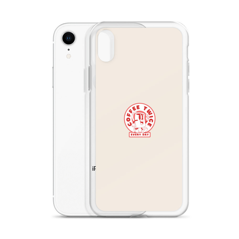 Coffee Twice iPhone Case
