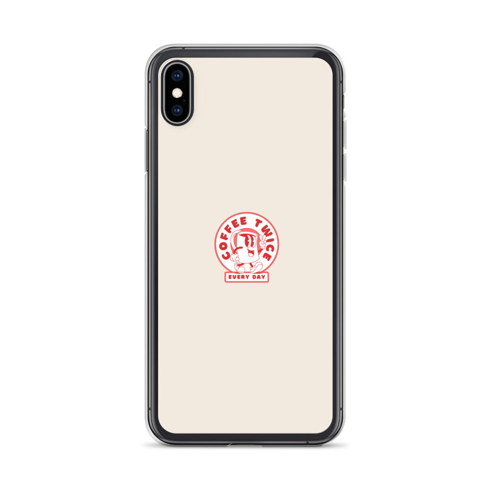 Coffee Twice iPhone Case
