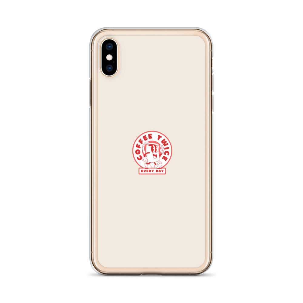 Coffee Twice iPhone Case