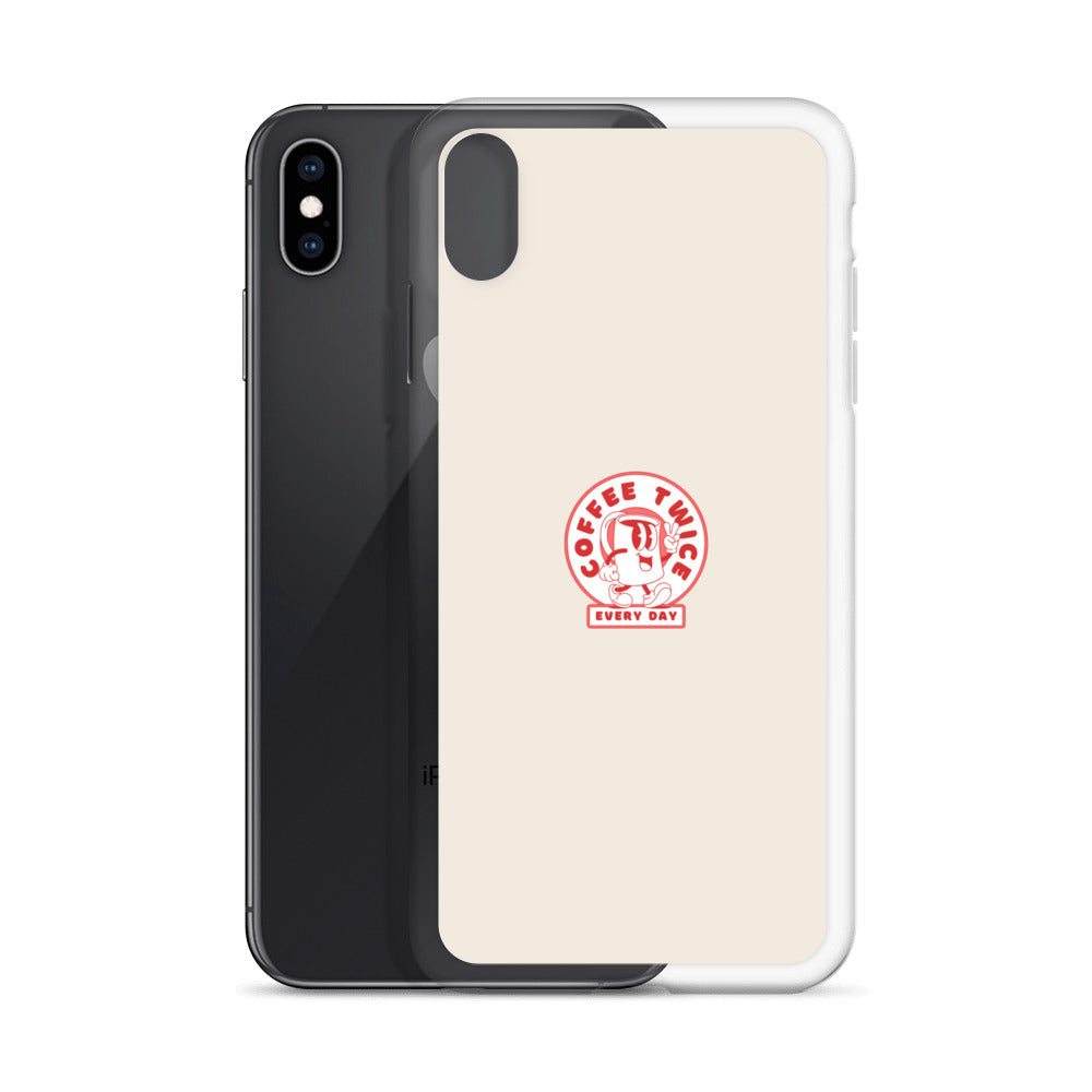 Coffee Twice iPhone Case