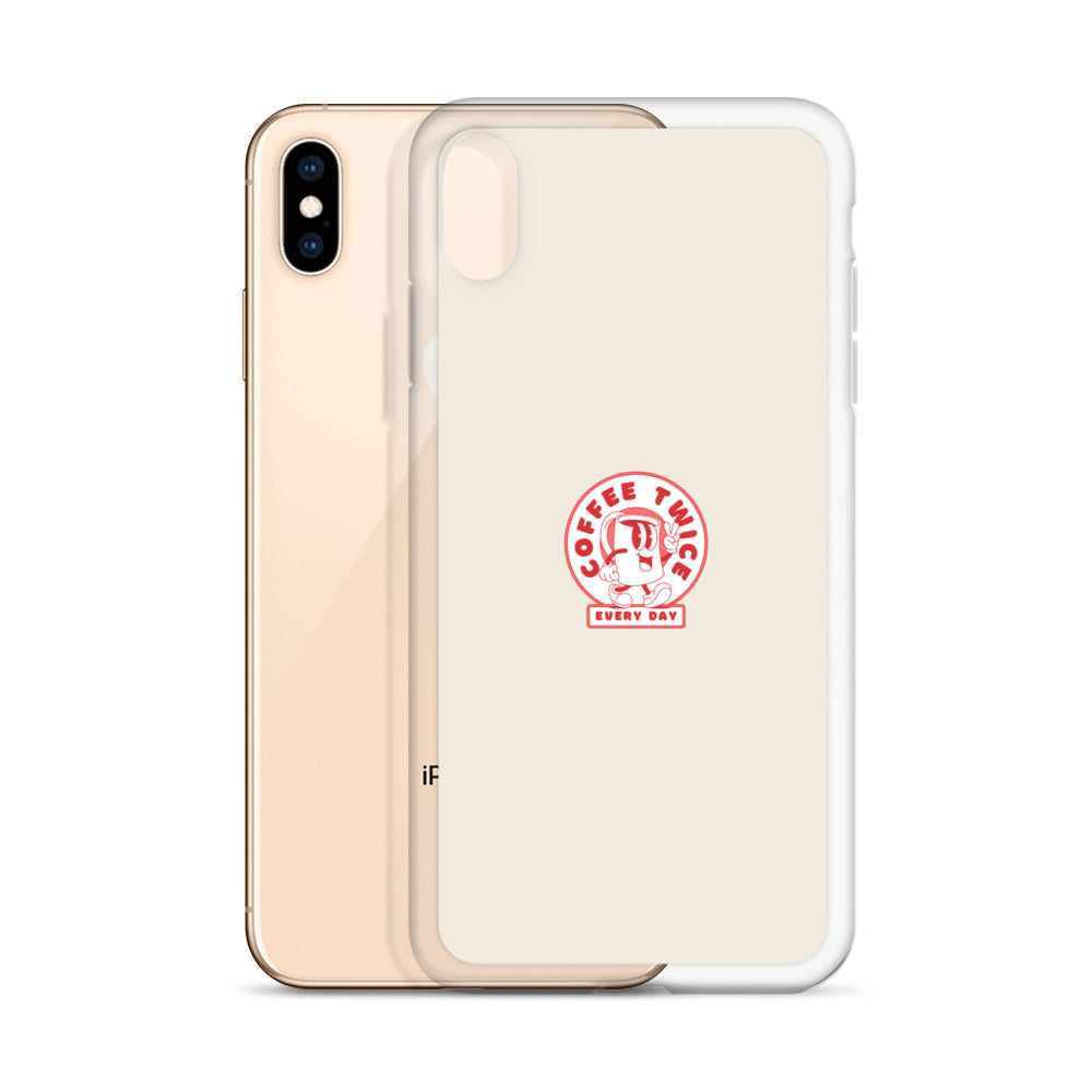 Coffee Twice iPhone Case
