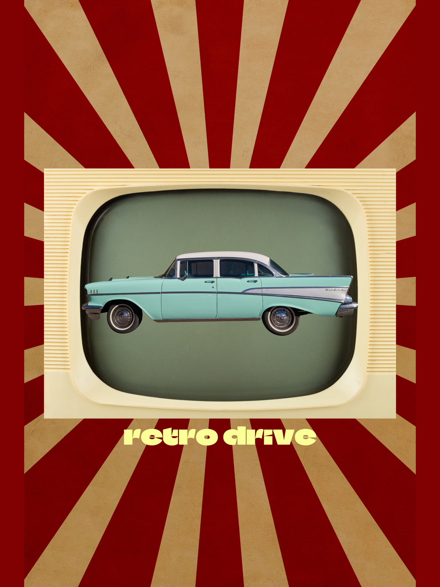 Retro Drive iPhone Case