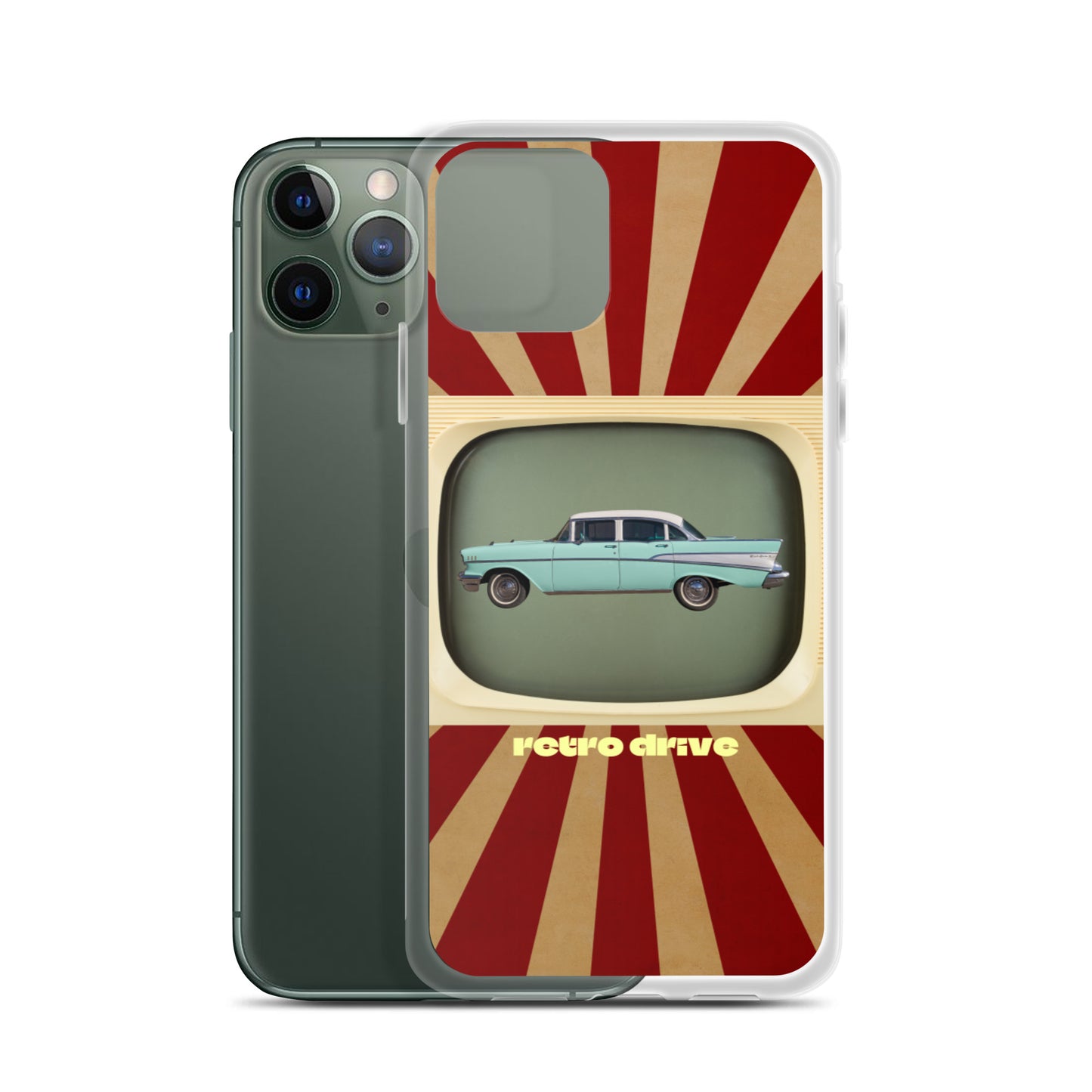 Retro Drive iPhone Case