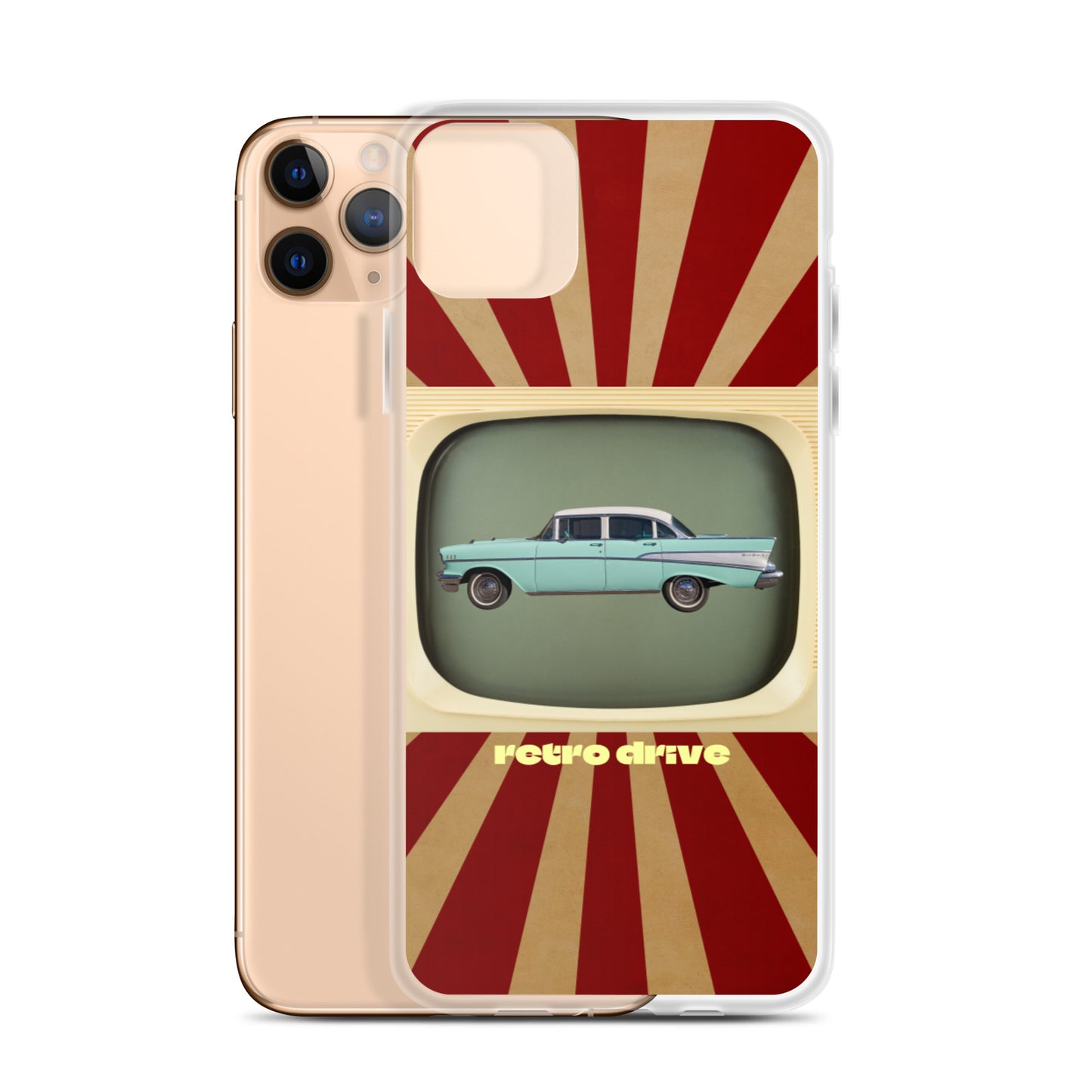 Retro Drive iPhone Case