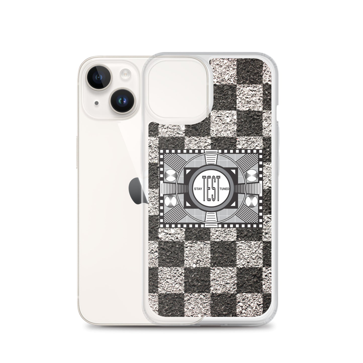 BLK&WHTE Checkerboard iPhone Case